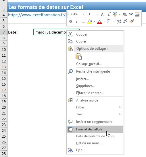 Excel formation - Dates04 Changer format date - 06