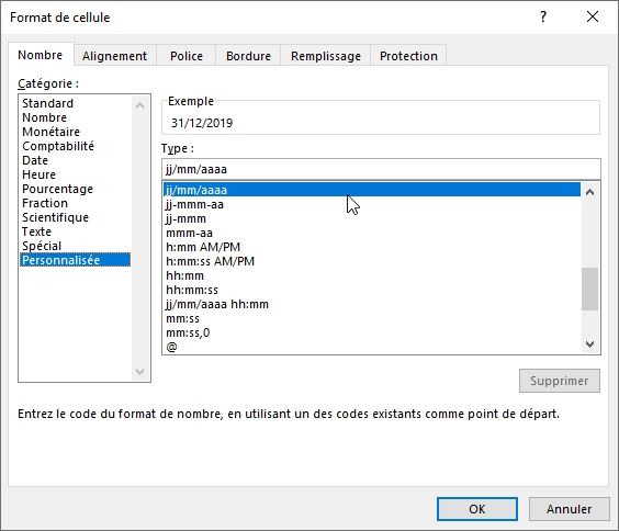 Excel formation - Dates04 Changer format date - 09