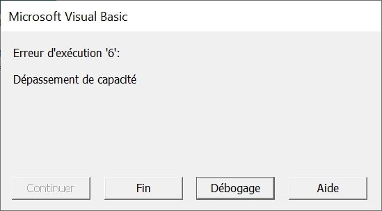 Excel formation - VBA053 Travailler avec tous types de variables - 03