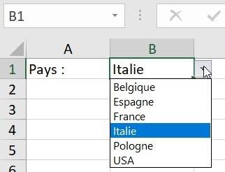 Excel formation - 034 Liste déroulante sans doublons - 01