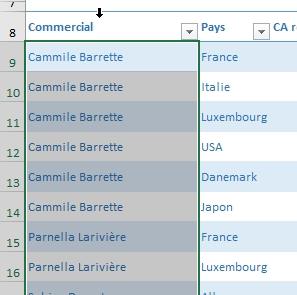 Excel formation - 034 Liste déroulante sans doublons - 05