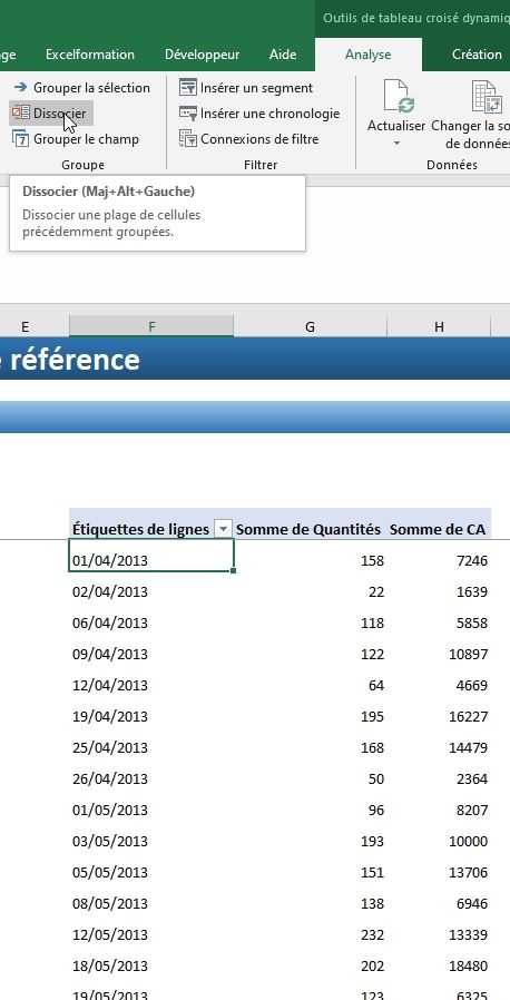 Excel formation - TCD 12 - 09