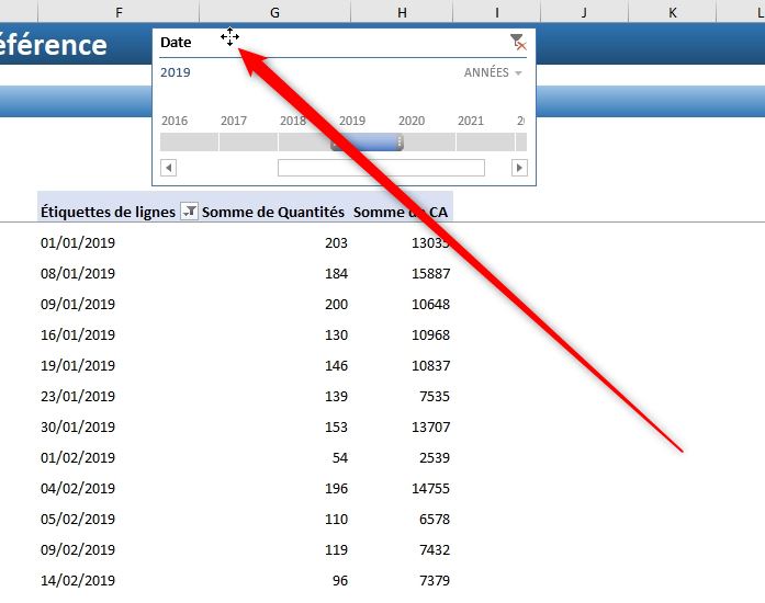 Excel formation - TCD 12 - 19