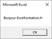 Excel formation - VBA08 lancer procédure - 11