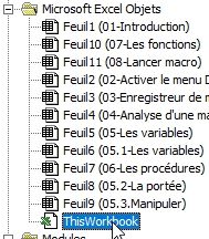 Excel formation - VBA08 lancer procédure - 20