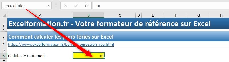 Excel formation - 038 Créer une barre de progression VBA - 01