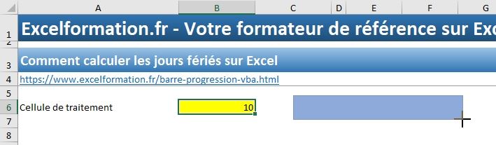 Excel formation - 038 Créer une barre de progression VBA - 03