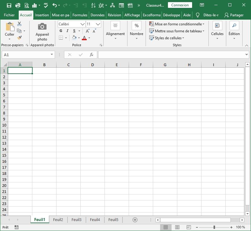 Excel formation - 039 Modifier nombre de feuilles par défaut - 07