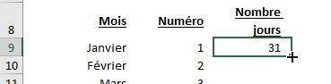 Excel formation - 040 Compter le nombre de jour d'un mois - 05