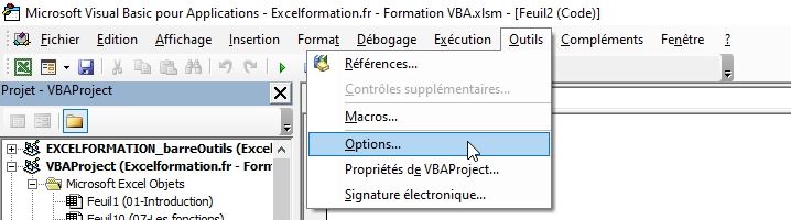 Excel formation - VBA09 Présentation de Visual Basic Editor - 23