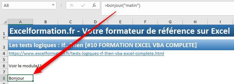 Excel formation - VBA11 - tests logiques if then else 1 - 01