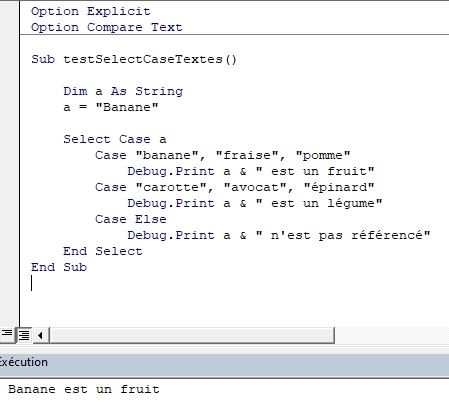 Excel formation - VBA14 - Select case - 08