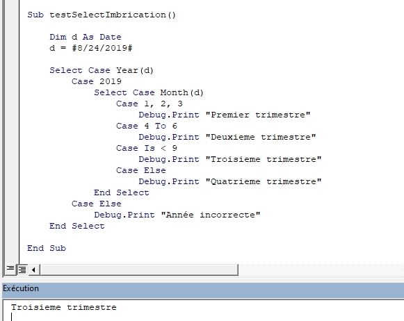 Excel formation - VBA14 - Select case - 09