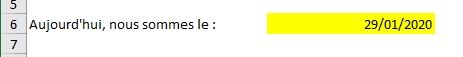 Excel formation - date et heure rapide - 03
