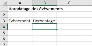 Excel formation - date et heure rapide - 20