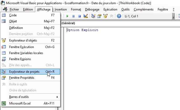 Excel formation - date et heure rapide - 26