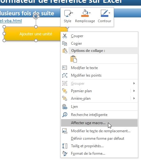 Excel formation - Lancer une macro plusieurs fois de suite - 08