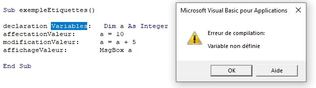 Excel formation - VBA19 - goto - 01