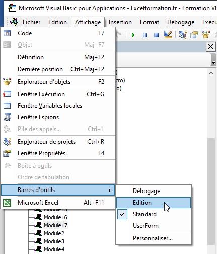 Excel formation - VBA20 - les commentaires - 01