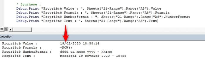 Excel formation - VBA21 - objet Range - 17