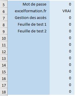 Excel formation - Authentifier utilisateurs - 05