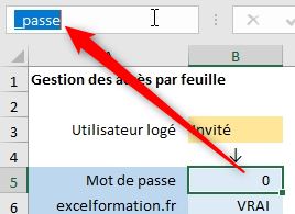 Excel formation - Authentifier utilisateurs - 15