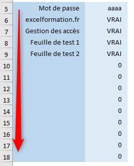 Excel formation - Authentifier utilisateurs - 21