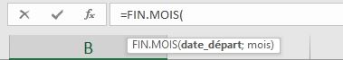 Excel formation - dernier jour du mois - 02