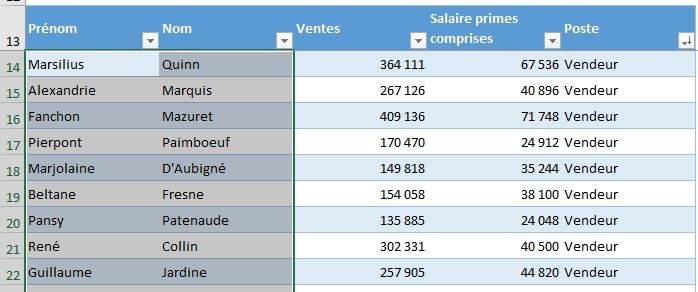 Excel formation - Présentation L'encodeur - 08