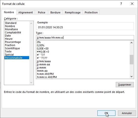 Excel formation - formule heure - 09