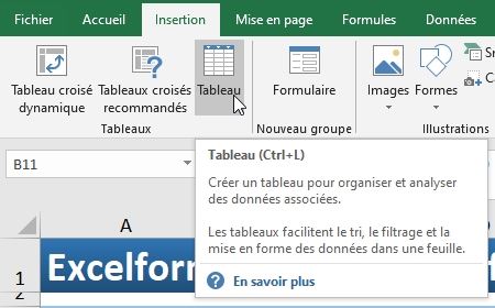 Excel formation - Afficher des données sur une carte - 05