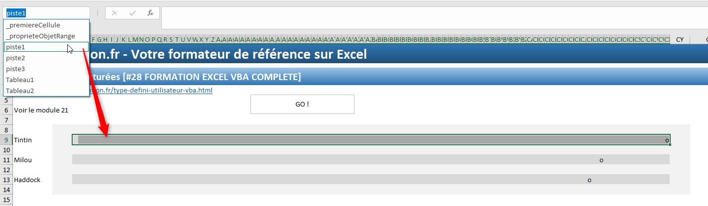 Excel formation - VBA28 vba type personnalisé 3 - 12