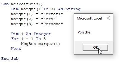 Excel formation - VBA28 vba type personnalisé - 01