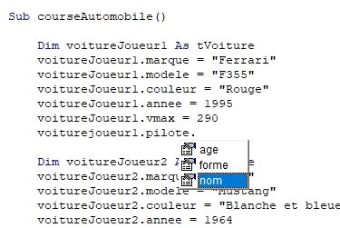 Excel formation - VBA28 vba type personnalisé - 02