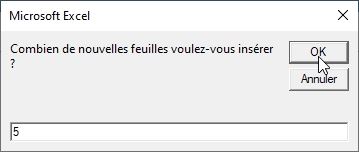 Excel formation - Insérer nouvelle feuilles de calculs - 12