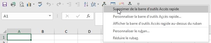 Excel formation - La barre d'accès rapide - 06