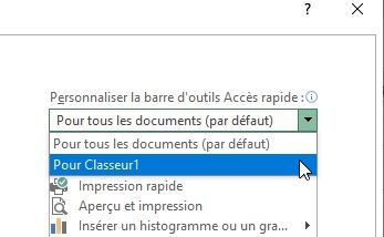 Excel formation - La barre d'accès rapide - 12