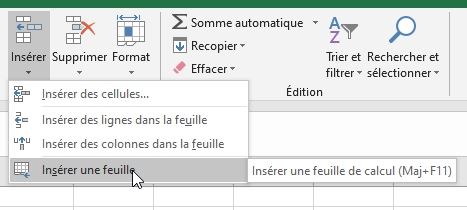 Excel formation - Manipuler les feuilles de calcul - 07