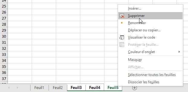 Excel formation - Manipuler les feuilles de calcul - 10