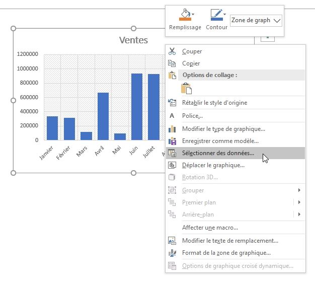 Excel formation - MFC sur graphique - 06