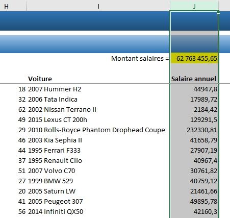 Excel formation - Remplacer des données - 15