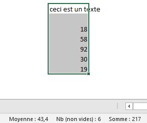 Excel formation - La barre d'état d'Excel - 23