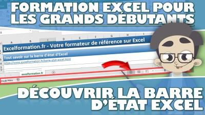 Apprendre Excel pour débutants – Découvrir la barre d’état