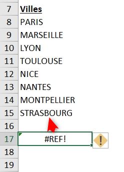 Excel formation - Texte en majuscules - 09