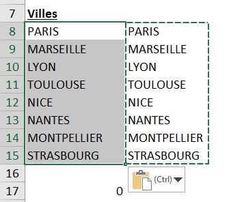 Excel formation - Texte en majuscules - 13