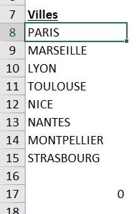 Excel formation - Texte en majuscules - 14