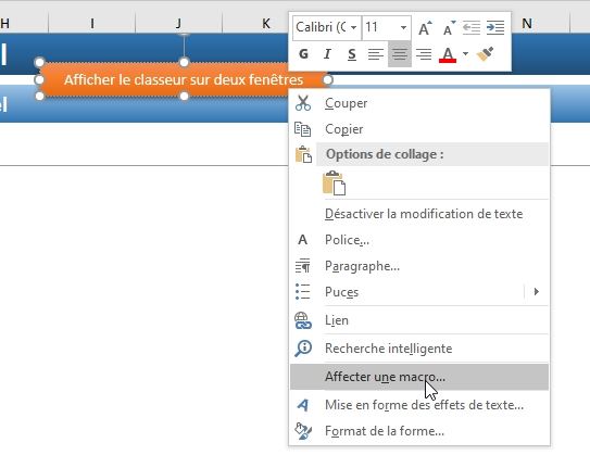 Excel formation - Afficher automatiquement deux fenêtres - 11