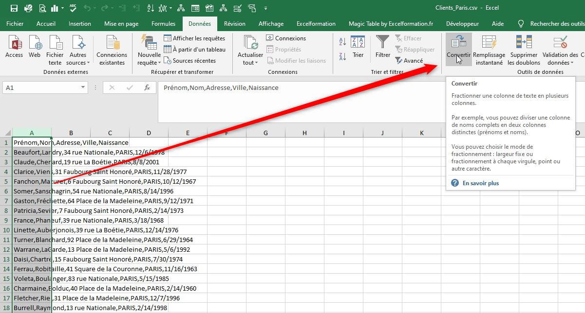 Excel formation - Conversion de CSV en fichier Excel en masse - 11