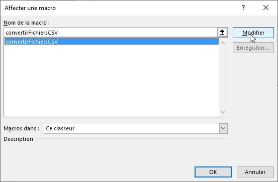 Excel formation - Conversion de CSV en fichier Excel en masse - 16