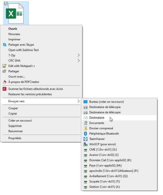 Excel formation - Envoyer un mail sans VBA - 01